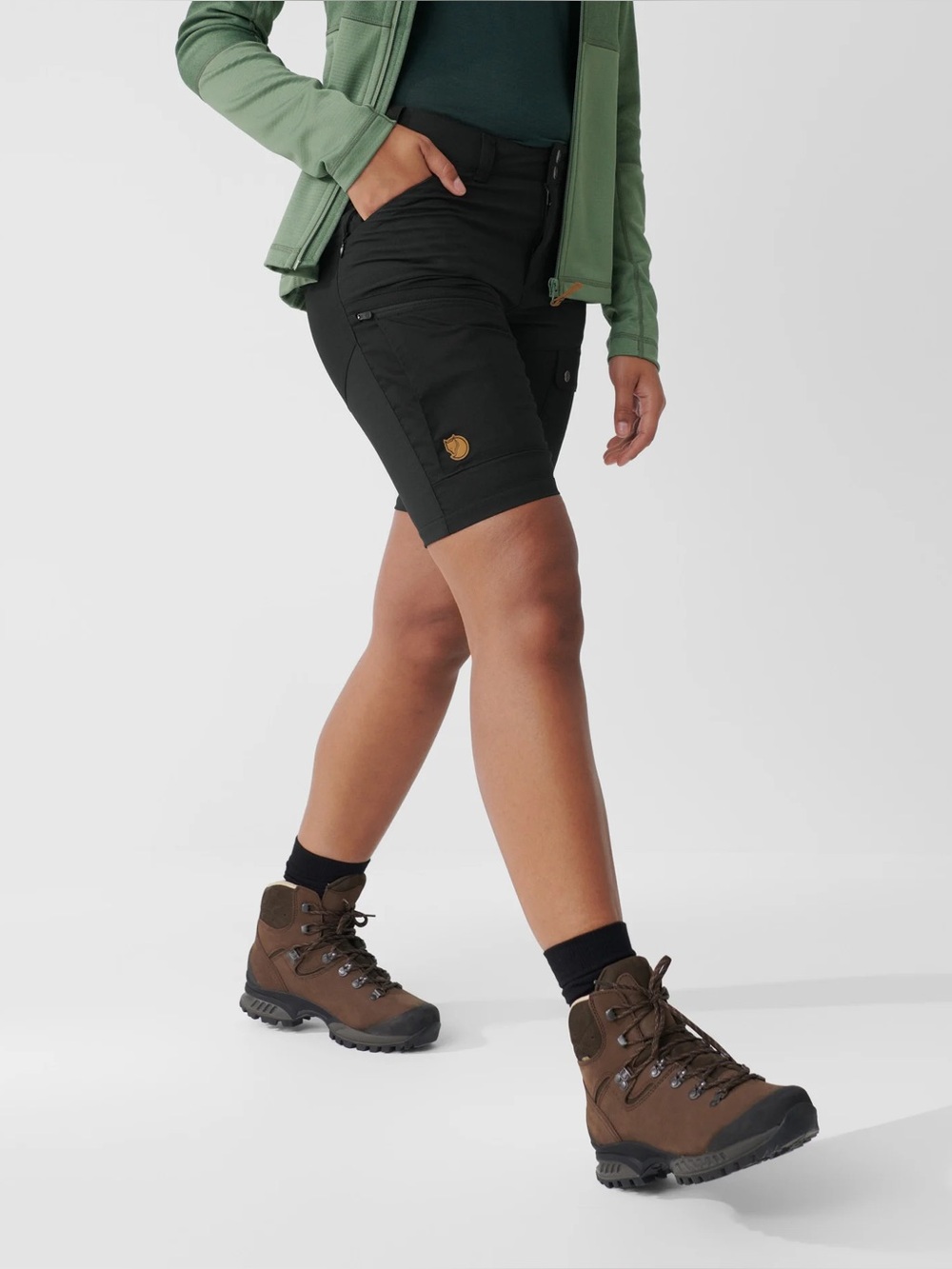 NWT Fjallraven Women’s Asniko UV Protect Utility Hiking Shorts Size US 14 EU 44